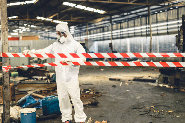 Professional Biohazard technician working in Novato, CA